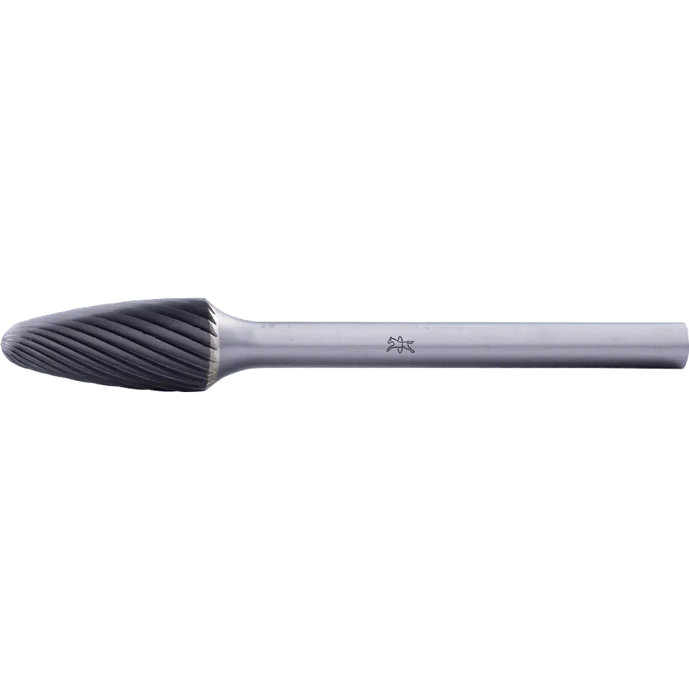 Produktfoto 1 von PFERD TOOLS Hartmetall Hochleistungsfrässtift Rundbogen RBF Ø 03x13mm Schaft-Ø 3mm Z5 HICOAT beschichtet universal fein