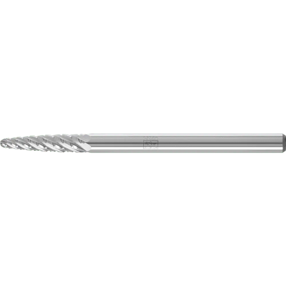 Produktfoto 1 von PFERD TOOLS Hartmetall Hochleistungsfrässtift Rundbogen RBF Ø 03x13 mm Schaft-Ø 3 mm TITANIUM für Titan