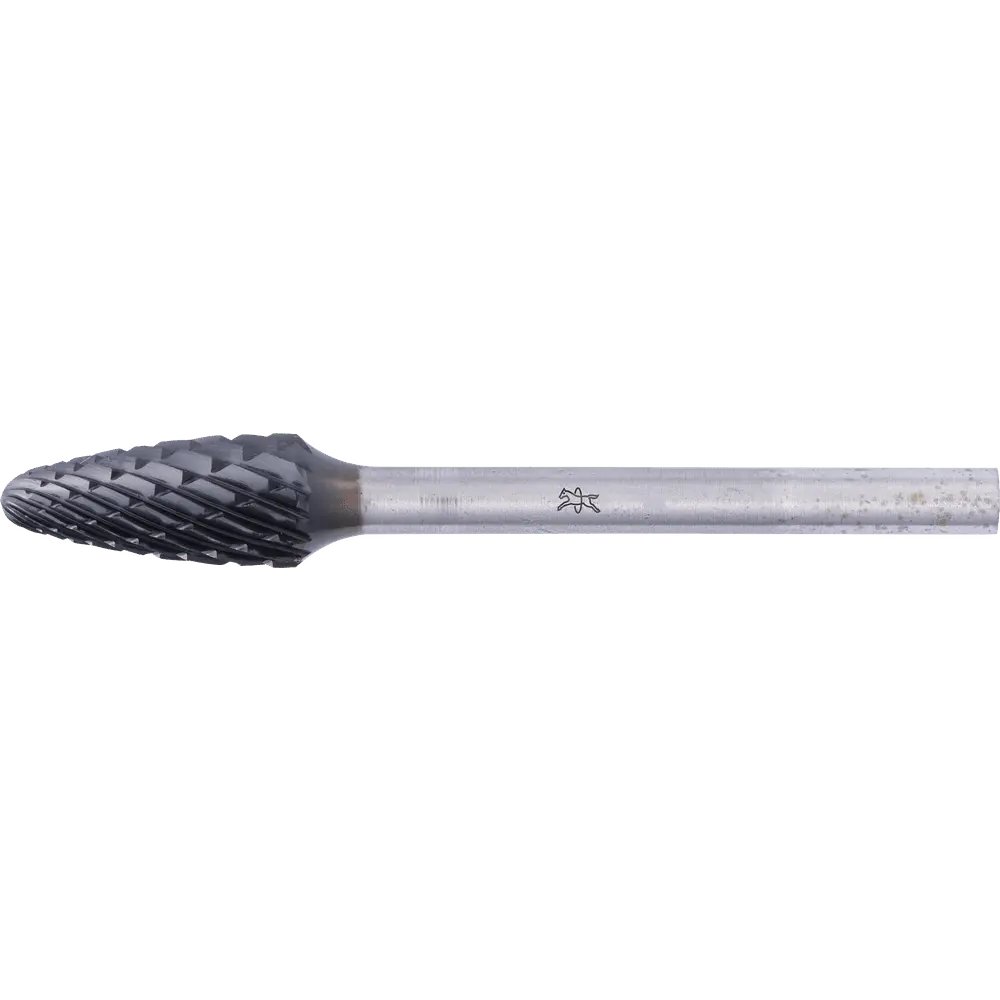 Produktfoto 1 von PFERD TOOLS Hartmetall Hochleistungsfrässtift Rundbogen RBF Ø 06x13mm Schaft-Ø 3mm Z3P HICOAT beschichtet universal mittel kreuzverzahnt