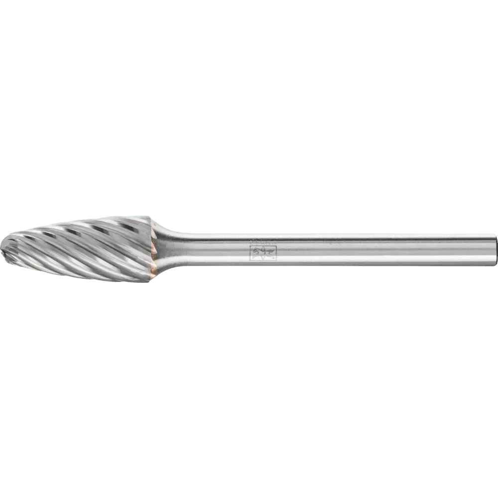Produktfoto 1 von PFERD TOOLS Hartmetall Hochleistungsfrässtift INOX Rundbogen RBF Ø 06x13 mm Schaft-Ø 3 mm für Edelstahl