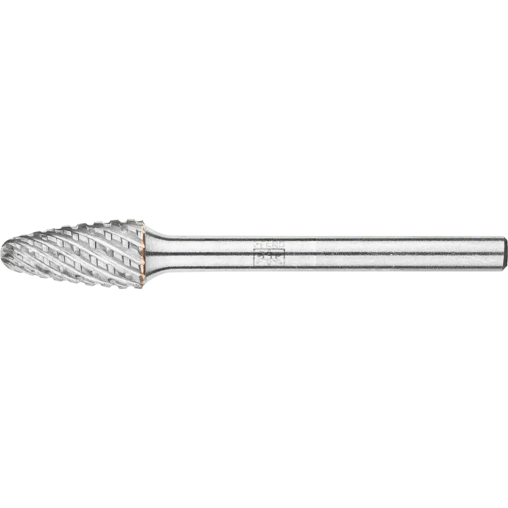 Produktfoto 1 von PFERD TOOLS Hartmetall Hochleistungsfrässtift Rundbogen RBF Ø 06x13 mm Schaft-Ø 3 mm TITANIUM für Titan