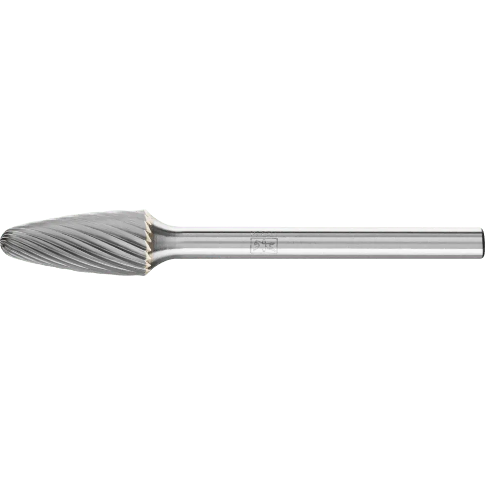 Produktfoto 1 von PFERD TOOLS Hartmetall Frässtift Rundbogen RBF Ø 06x13 mm Schaft-Ø 3 mm Z5 universal fein