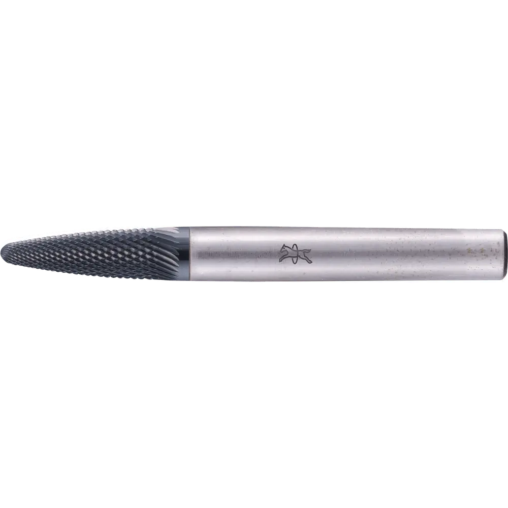 Produktfoto 1 von PFERD TOOLS Hartmetall Hochleistungsfrässtift MICRO Rundbogen RBF Ø 06x18mm Schaft-Ø 6mm HICOAT beschichtet für die Feinbearbeitung