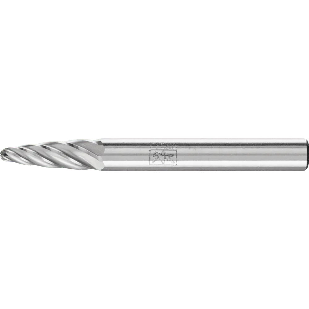 Produktfoto 1 von PFERD TOOLS Hartmetall Hochleistungsfrässtift INOX Rundbogen RBF Ø 06x18 mm Schaft-Ø 6 mm für Edelstahl
