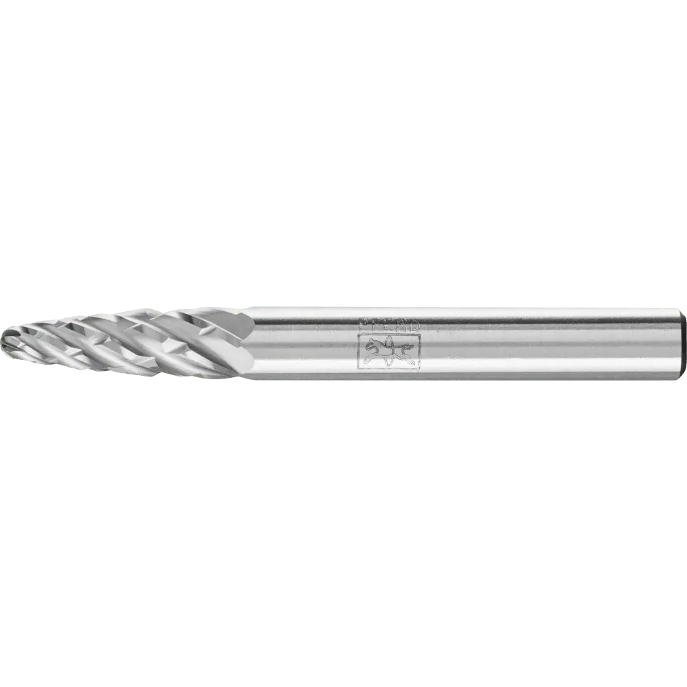 Produktfoto 1 von PFERD TOOLS Hartmetall Hochleistungsfrässtift STEEL Rundbogen RBF Ø 06x18 mm Schaft-Ø 6 mm für Stahl