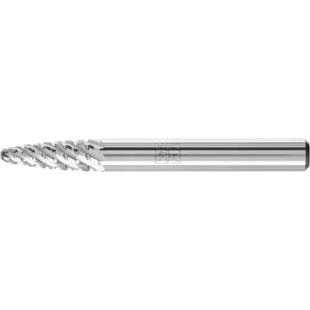 Produktfoto 1 von PFERD TOOLS Hartmetall Hochleistungsfrässtift Rundbogen RBF Ø 06x18 mm Schaft-Ø 6 mm TITANIUM für Titan