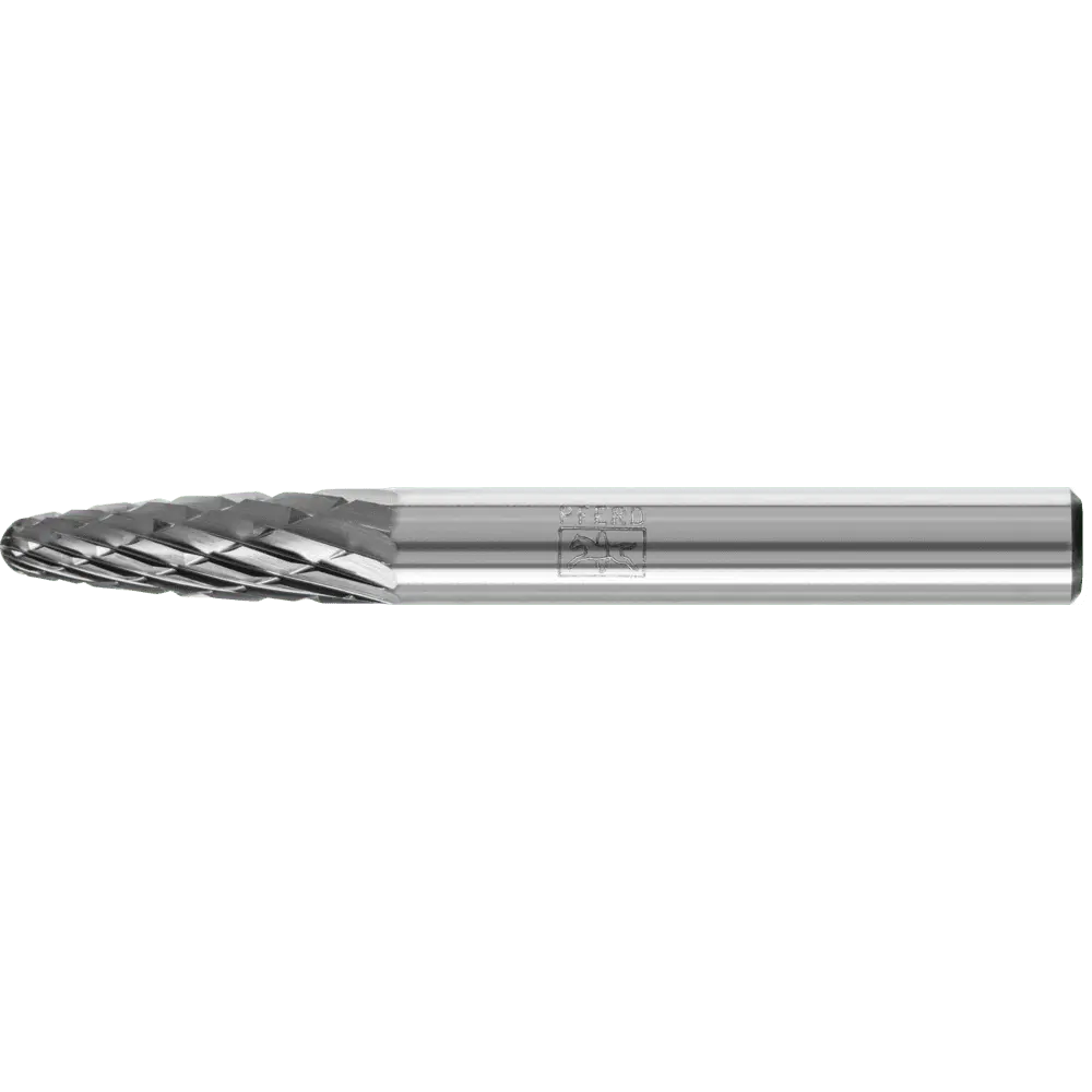 Produktfoto 1 von PFERD TOOLS Hartmetall Frässtift Rundbogen RBF Ø 06x18mm Schaft-Ø 6mm Z3P HICOAT universal