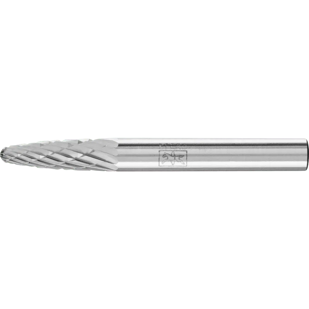 Produktfoto 1 von PFERD TOOLS Hartmetall Frässtift Rundbogen RBF Ø 06x18 mm Schaft-Ø 6 mm Z3P universal mittel kreuzverzahnt