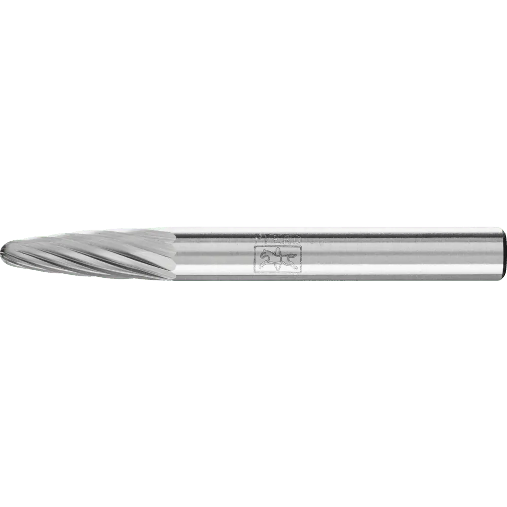 PFERD TOOLS Hartmetall Frässtift Rundbogen RBF Ø 06x18 mm Schaft-Ø 6 mm Z3 universal mittel