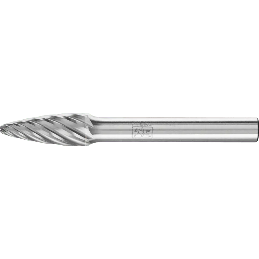 Produktfoto 1 von PFERD TOOLS Hartmetall Hochleistungsfrässtift INOX Rundbogen RBF Ø 08x20mm Schaft-Ø 6 mm für Edelstahl