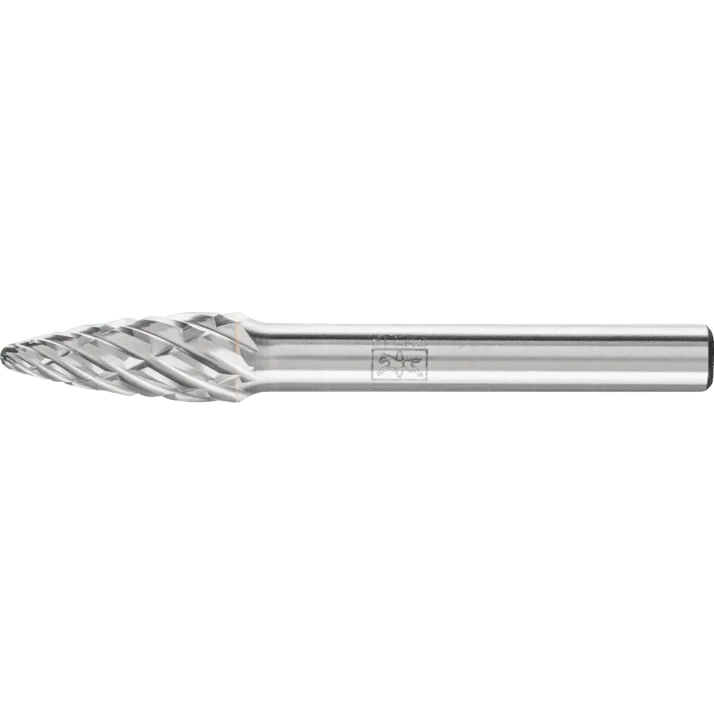 Produktfoto 1 von PFERD TOOLS Hartmetall Hochleistungsfrässtift STEEL Rundbogen RBF Ø 08x20mm Schaft-Ø 6 mm für Stahl