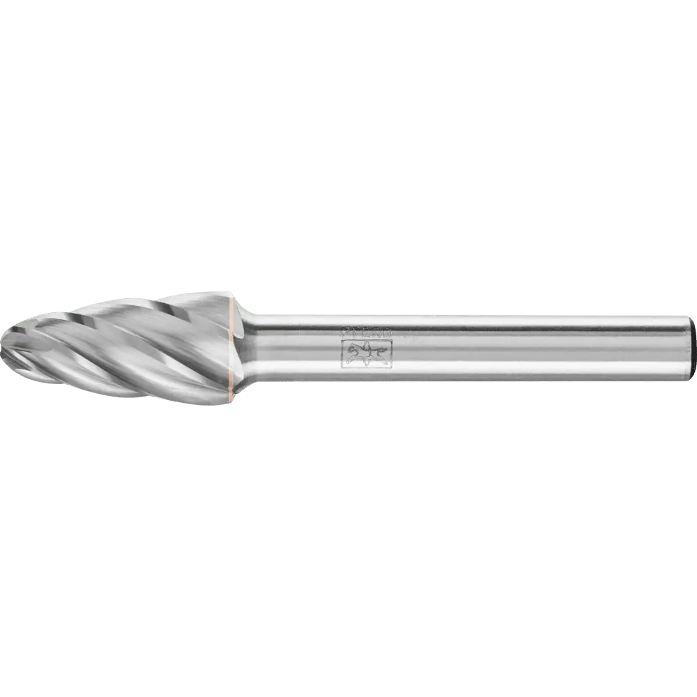 Produktfoto 1 von PFERD TOOLS Hartmetall Hochleistungsfrässtift ALU Rundbogen RBF Ø 10x20mm Schaft-Ø 6mm für Alu/NE Metalle