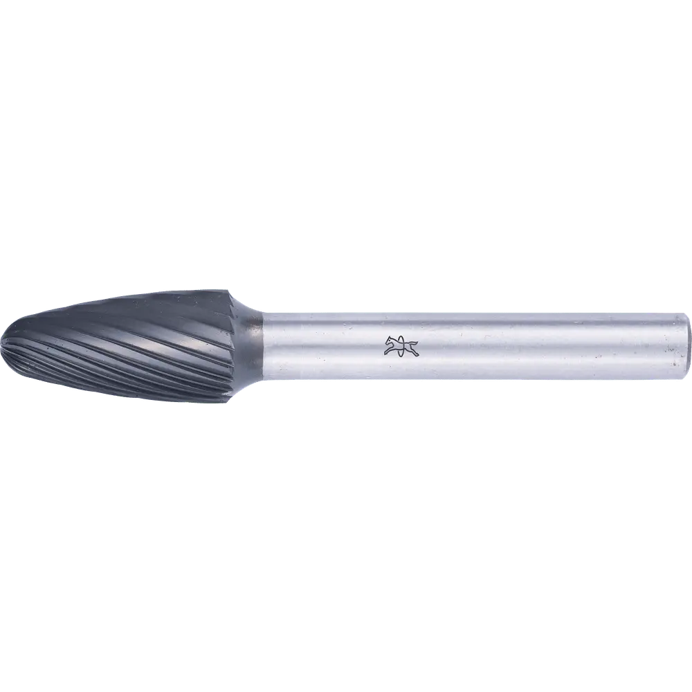 Produktfoto 1 von PFERD TOOLS Hartmetall Hochleistungsfrässtift Rundbogen RBF Ø 10x20mm Schaft-Ø 6mm Z3 HICOAT beschichtet universal mittel