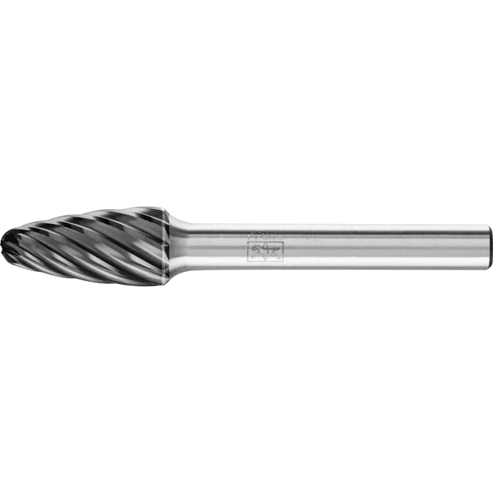 PFERD TOOLS Hartmetall Hochleistungsfrässtift INOX Rundbogen RBF Ø 10x20mm Schaft-Ø 6 mm HICOAT Edelstahl