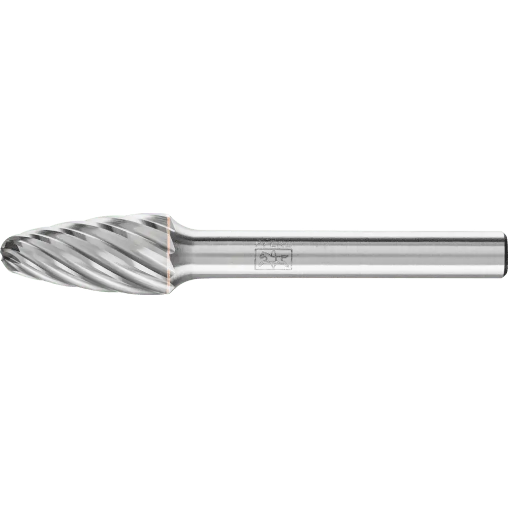 Produktfoto 1 von PFERD TOOLS Hartmetall Hochleistungsfrässtift INOX Rundbogen RBF Ø 10x20mm Schaft-Ø 6 mm für Edelstahl