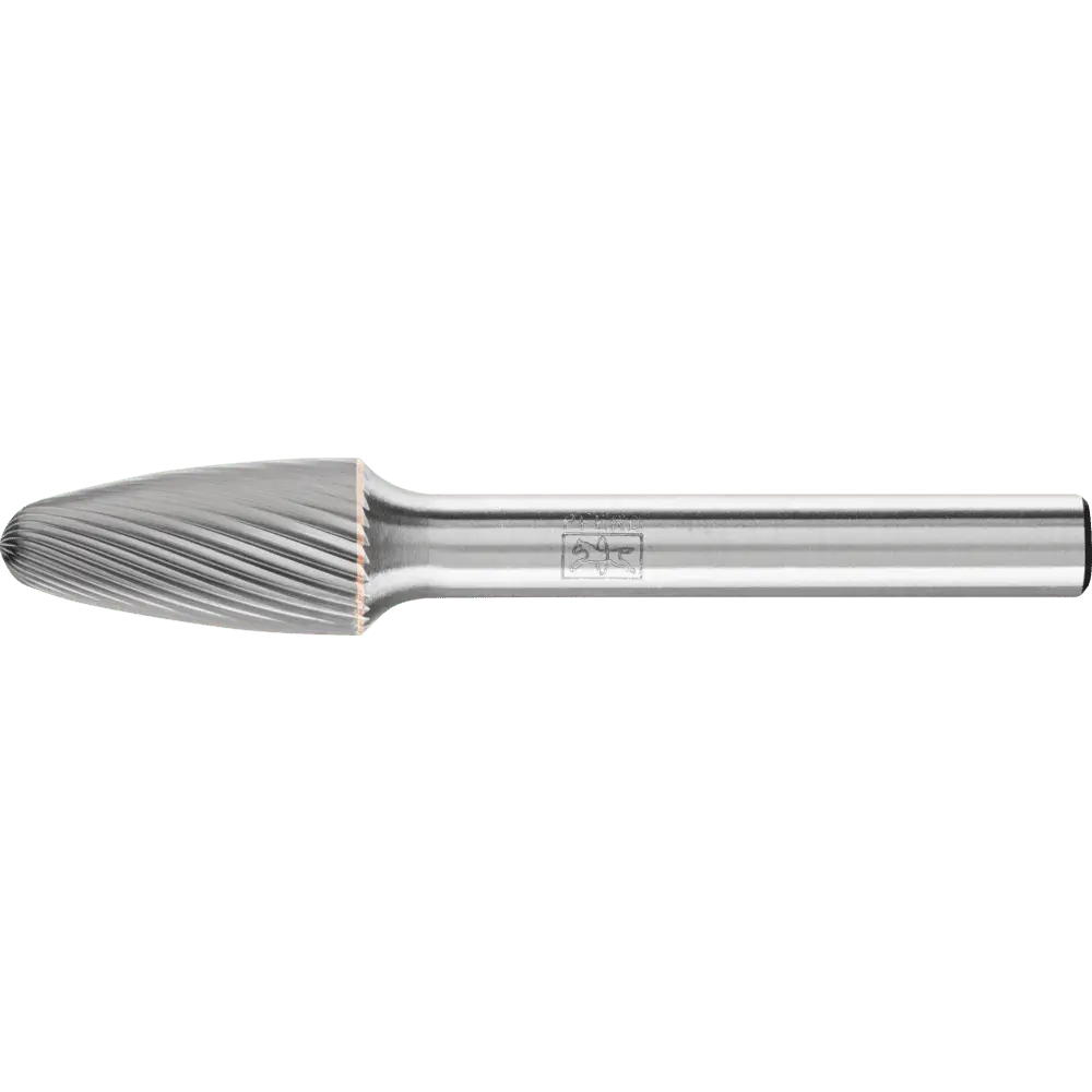 Produktfoto 1 von PFERD TOOLS Hartmetall Frässtift Rundbogen RBF Ø 10x20mm Schaft-Ø 6 mm Z5 universal fein