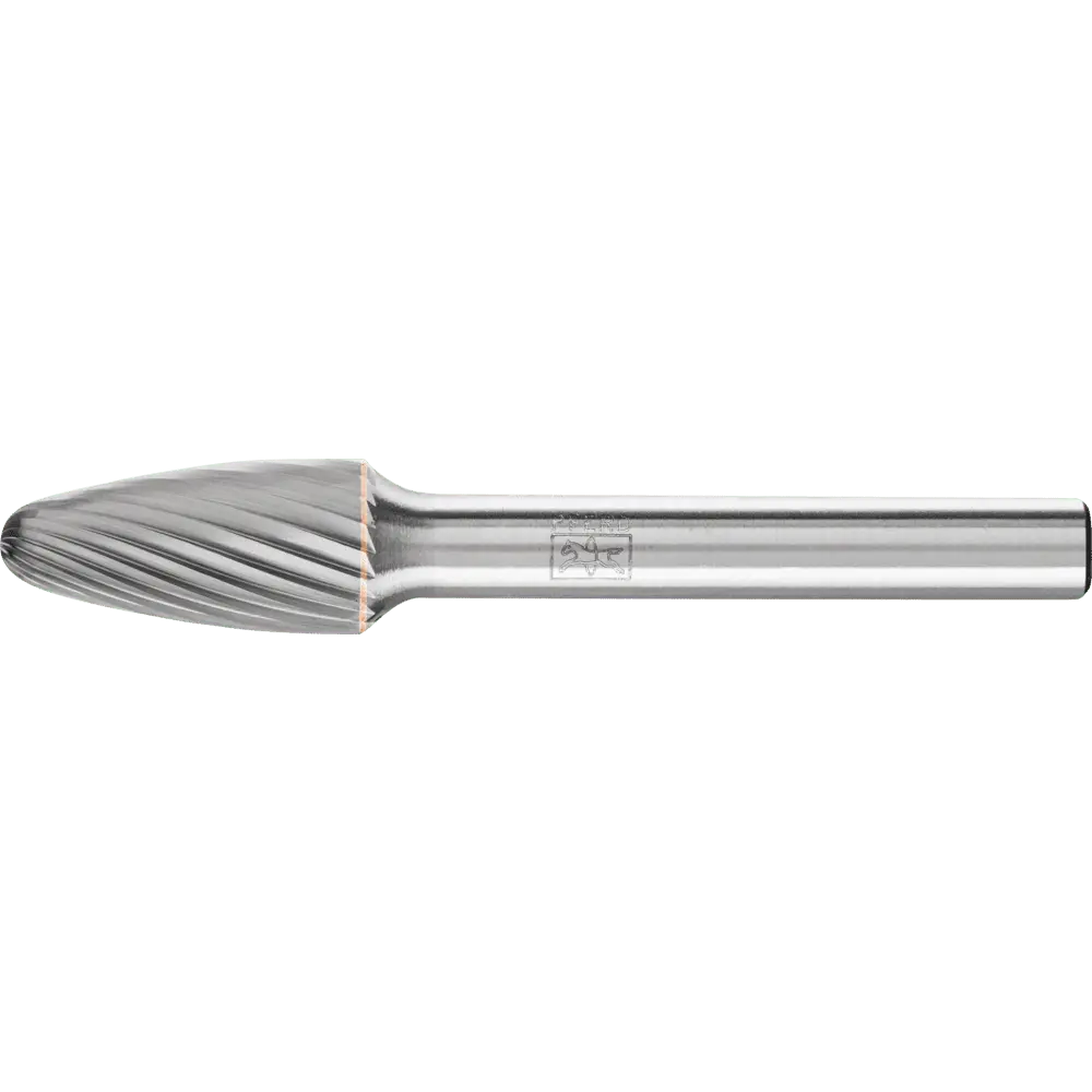 Produktfoto 1 von PFERD TOOLS Hartmetall Frässtift Rundbogen RBF Ø 10x20mm Schaft-Ø 6 mm Z3 universal mittel