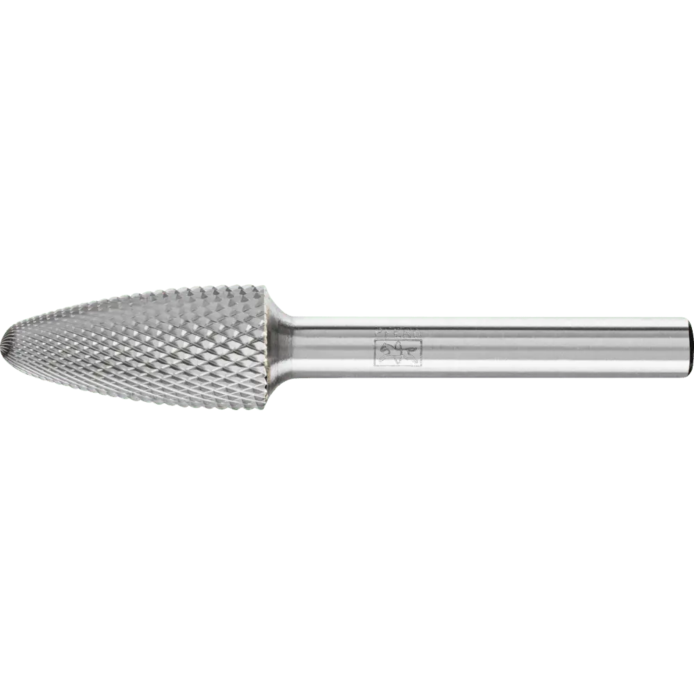 Produktfoto 1 von PFERD TOOLS Hartmetall Hochleistungsfrässtift MICRO Rundbogen RBF Ø 12x25 mm Schaft-Ø 6 mm Feinbearbeitung