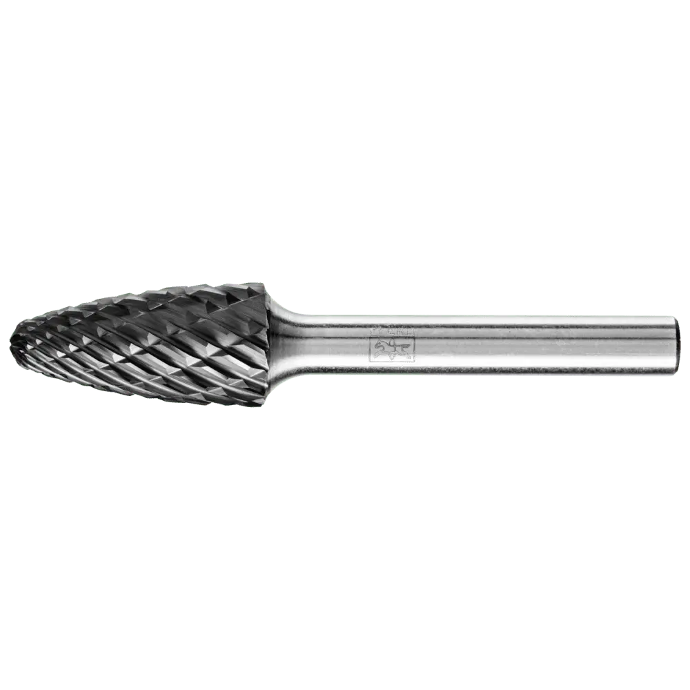 Produktfoto 1 von PFERD TOOLS Hartmetall Hochleistungsfrässtift ALLROUND Rundbogen RBF Ø 12x25mm Schaft-Ø 6mm HICOAT universal