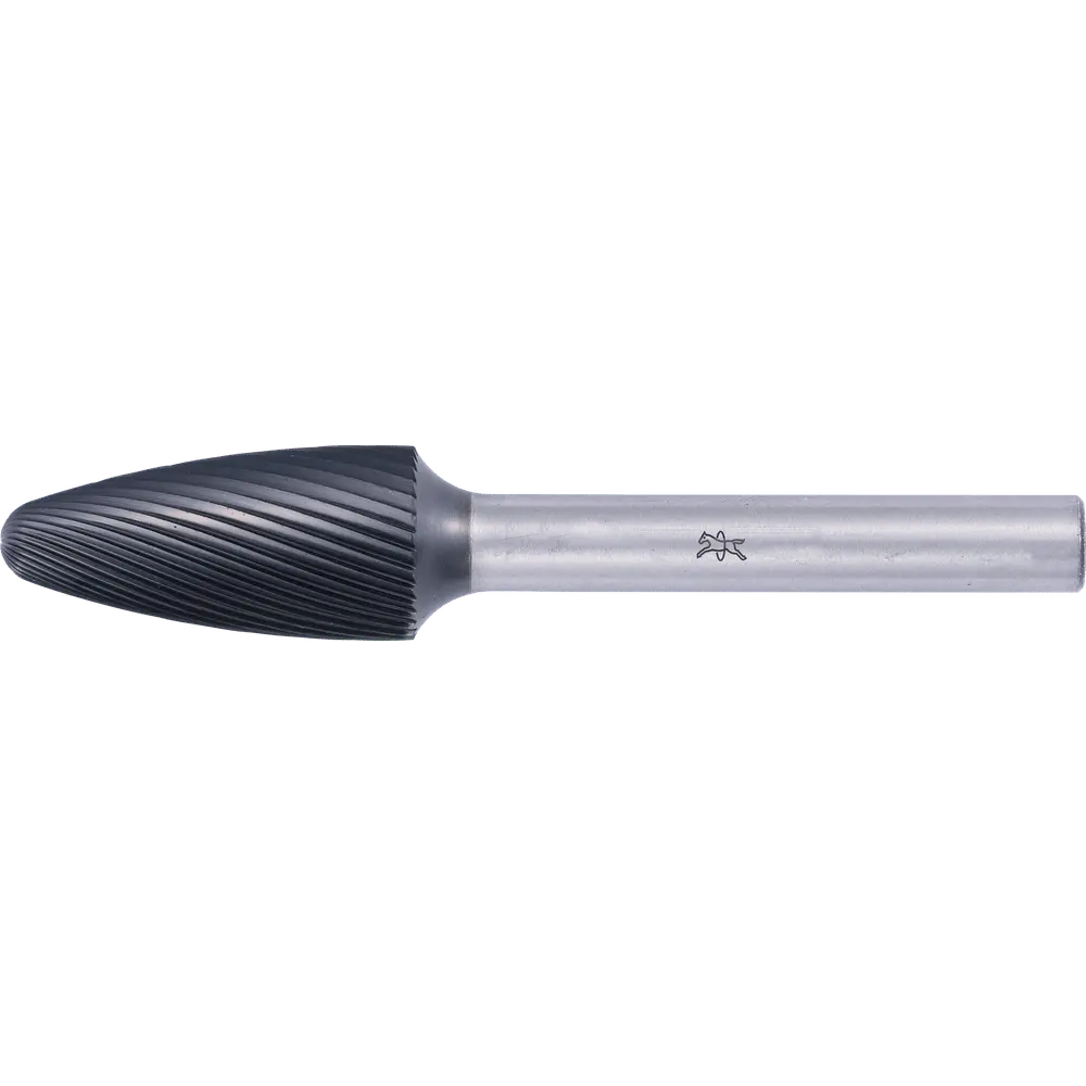 Produktfoto 1 von PFERD TOOLS Hartmetall Hochleistungsfrässtift Rundbogen RBF Ø 12x25mm Schaft-Ø 6mm Z5 HICOAT beschichtet universal fein