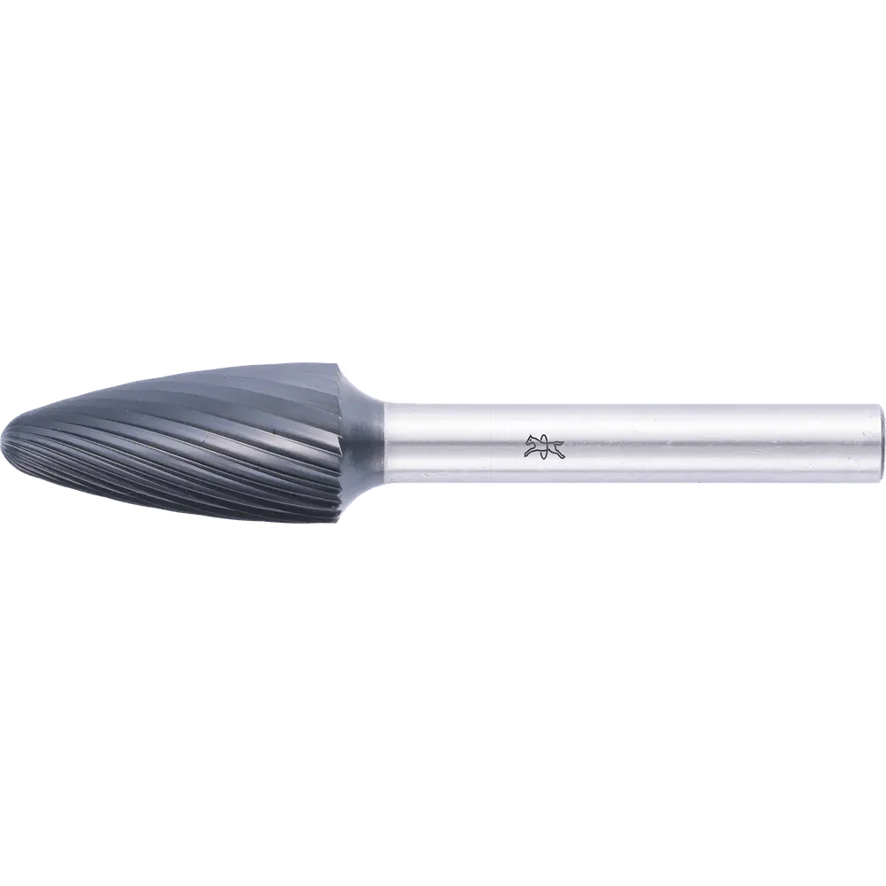 Produktfoto 1 von PFERD TOOLS Hartmetall Hochleistungsfrässtift Rundbogen RBF Ø 12x25mm Schaft-Ø 6mm Z3 HICOAT beschichtet universal mittel