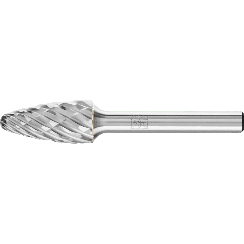 Produktfoto 1 von PFERD TOOLS Hartmetall Hochleistungsfrässtift CAST Rundbogen RBF Ø 12x25 mm Schaft-Ø 6 mm für Gußeisen
