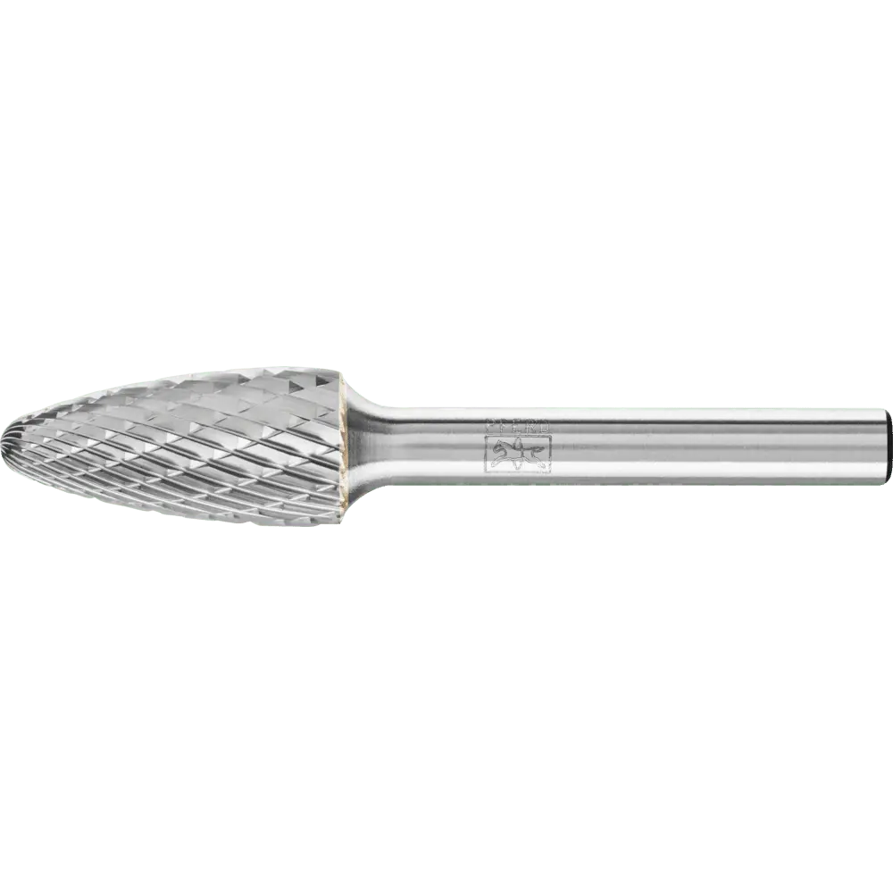 PFERD TOOLS Hartmetall Hochleistungsfrässtift TOUGH Rundbogen RBF Ø 12x25 mm Schaft-Ø 6 mm schlagfest