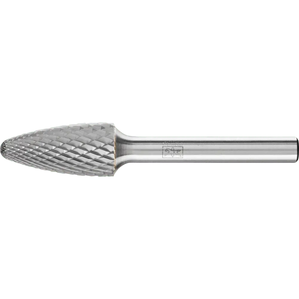 Produktfoto 1 von PFERD TOOLS Hartmetall Frässtift Rundbogen RBF Ø 12x25 mm Schaft-Ø 6 mm Z4 universal mittel fein