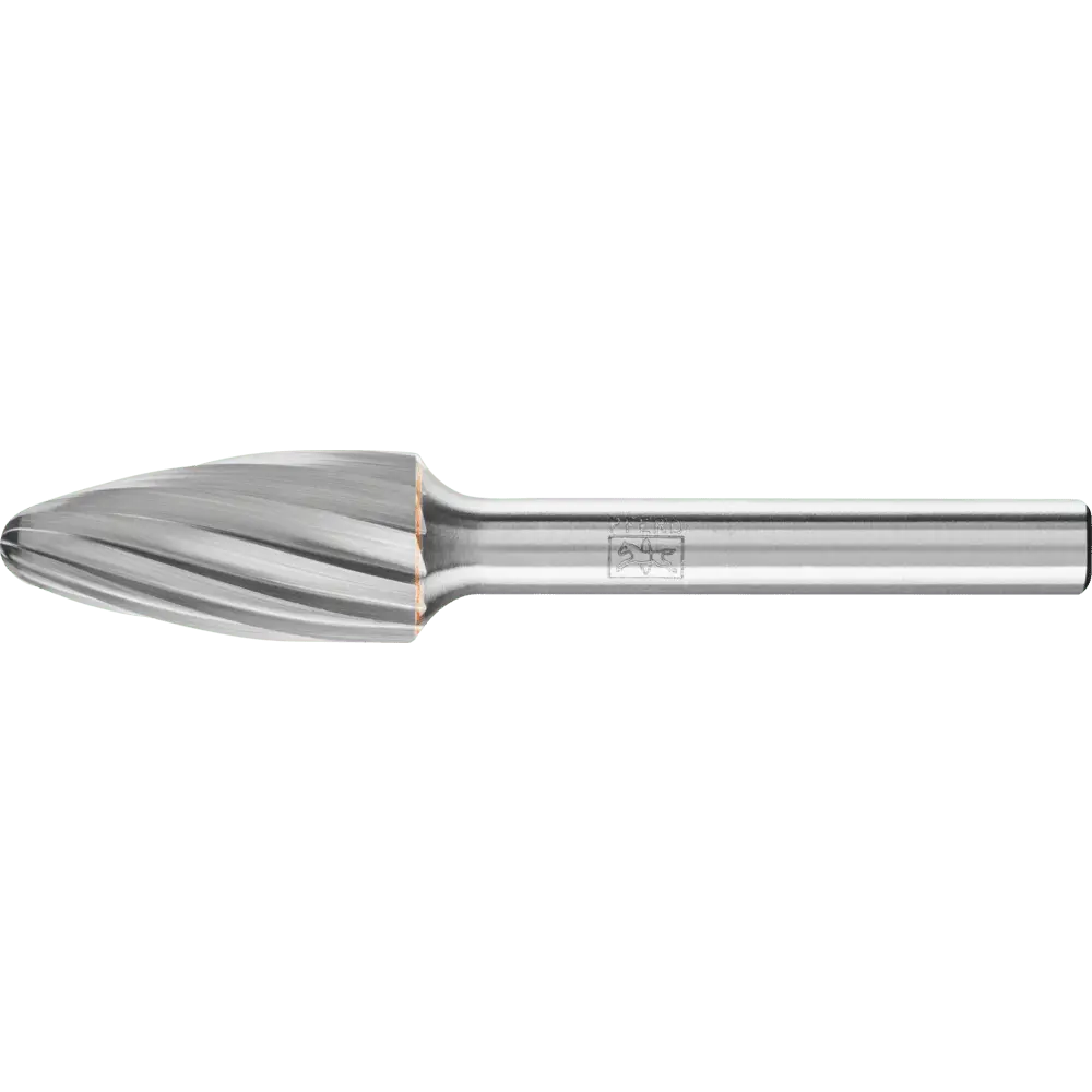 Produktfoto 1 von PFERD TOOLS Hartmetall Frässtift Rundbogen RBF Ø 12x25 mm Schaft-Ø 6 mm Z1 universal grob