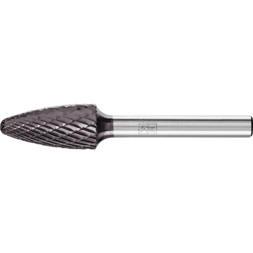 Produktfoto 1 von PFERD TOOLS Hartmetall Frässtift Rundbogen RBF Ø 12x25mm Schaft-Ø 6mm Z3P HICOAT universal
