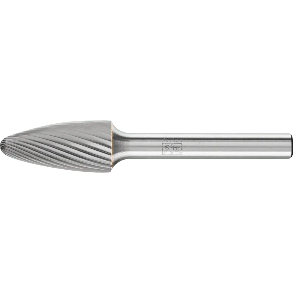 Produktfoto 1 von PFERD TOOLS Hartmetall Frässtift Rundbogen RBF Ø 12x25 mm Schaft-Ø 6 mm Z3 universal mittel