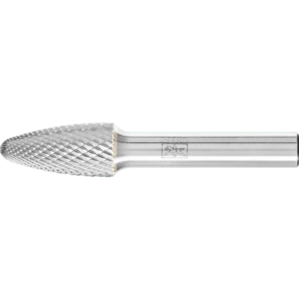 Produktfoto 1 von PFERD TOOLS Hartmetall Hochleistungsfrässtift TOUGH-S Rundbogen RBF Ø 12x25 mm Schaft-Ø 8 mm schlagfest