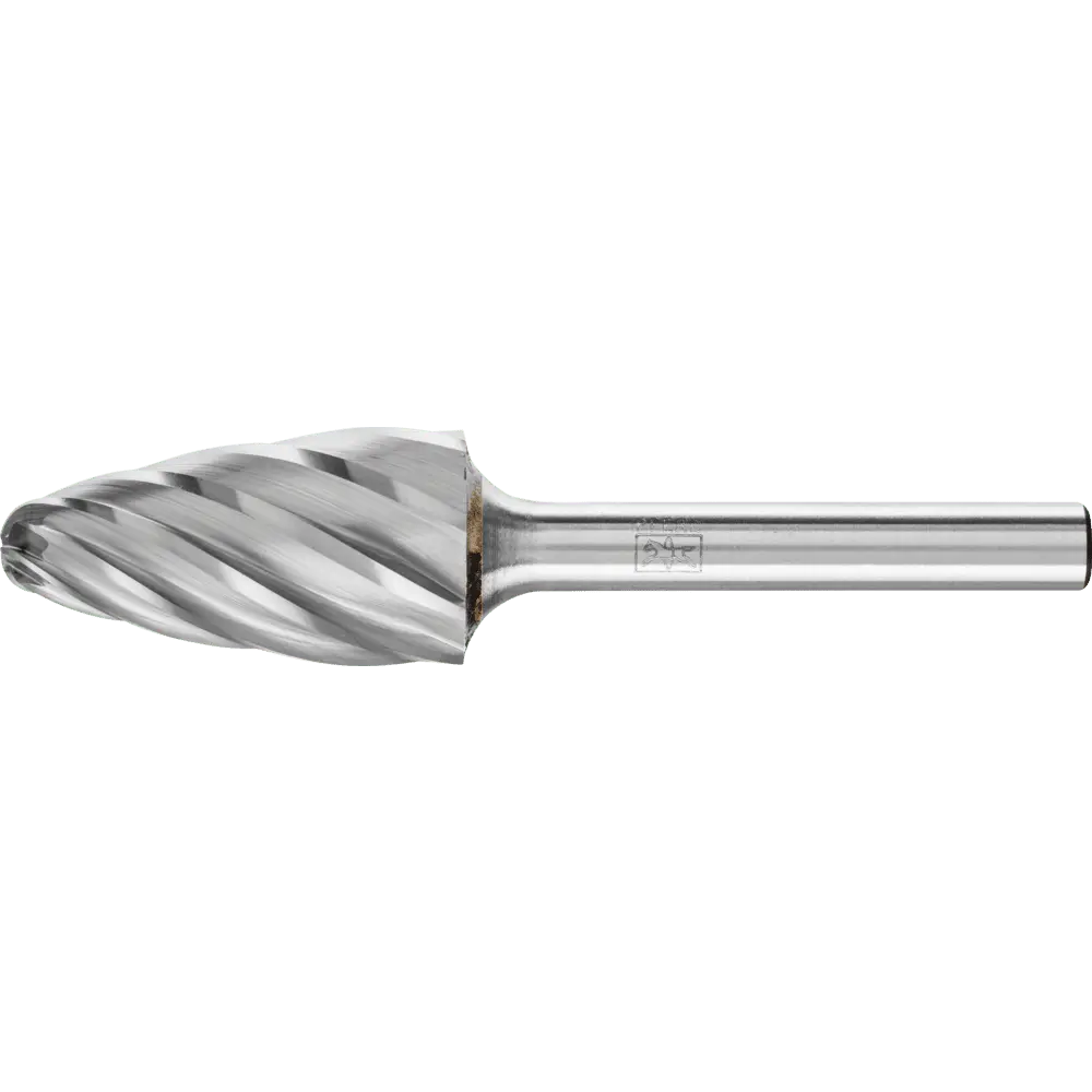 Produktfoto 1 von PFERD TOOLS Hartmetall Hochleistungsfrässtift ALU Rundbogen RBF Ø 16x30mm Schaft-Ø 6mm für Alu/NE Metalle