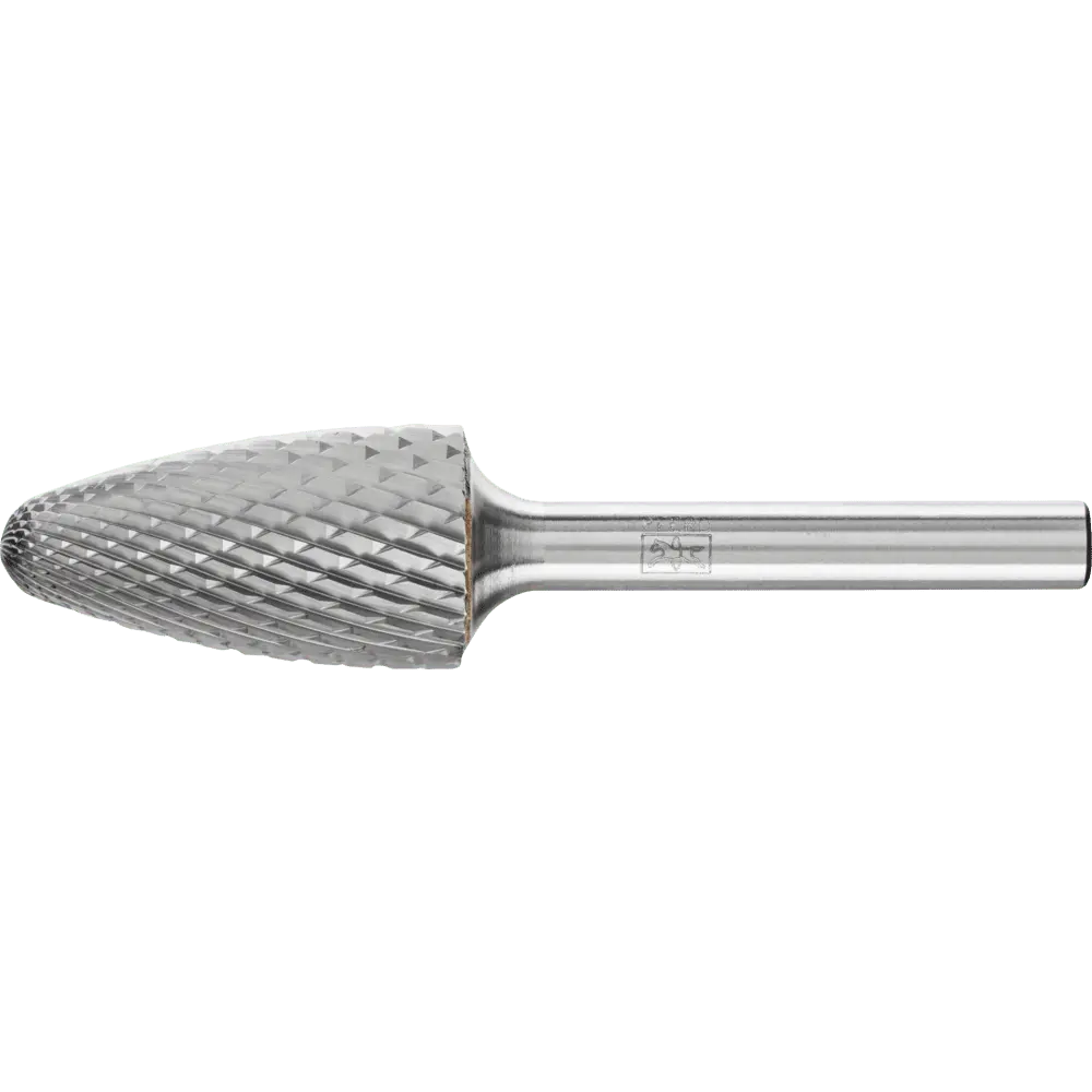 Produktfoto 1 von PFERD TOOLS Hartmetall Frässtift Rundbogen RBF Ø 16x30mm Schaft-Ø 6 mm Z4 universal mittel fein