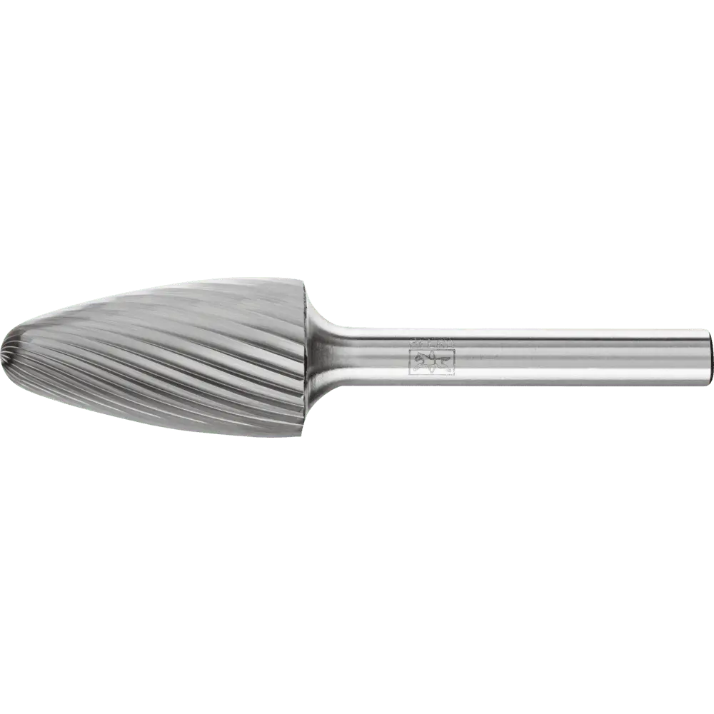 Produktfoto 1 von PFERD TOOLS Hartmetall Frässtift Rundbogen RBF Ø 16x30mm Schaft-Ø 6 mm Z3 universal mittel