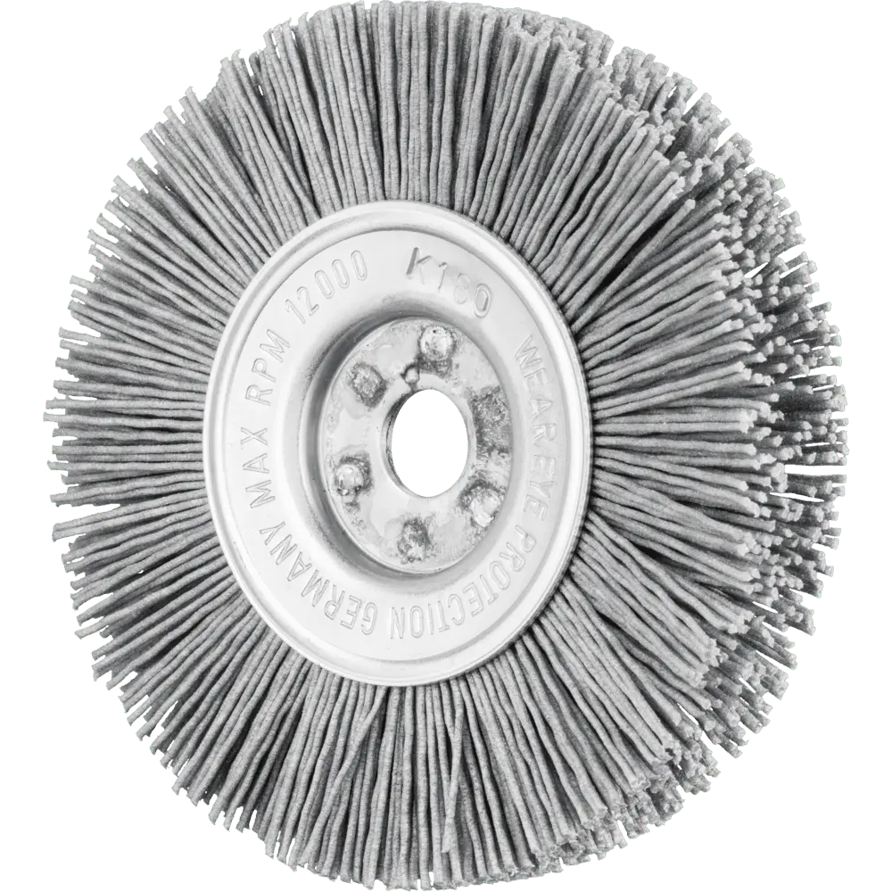 PFERD TOOLS Rundbürste schmal ungezopft RBU Ø100x12x12 mm Bohrung SiC-Filament-Ø0,90 Korn 180, 2 Stk.