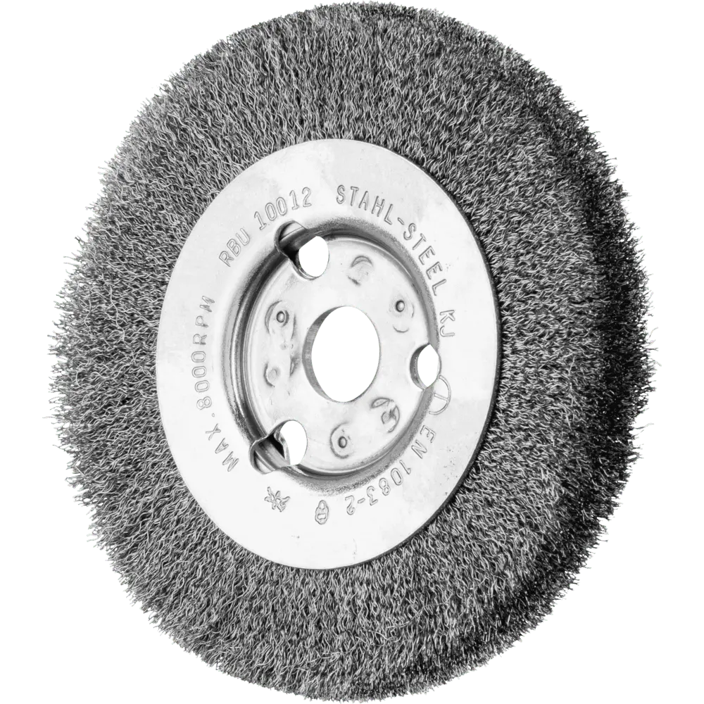 PFERD TOOLS Rundbürste schmal ungezopft RBU Ø100x12x14 mm Bohrung Stahl-Draht-Ø0,15, 2 Stk.