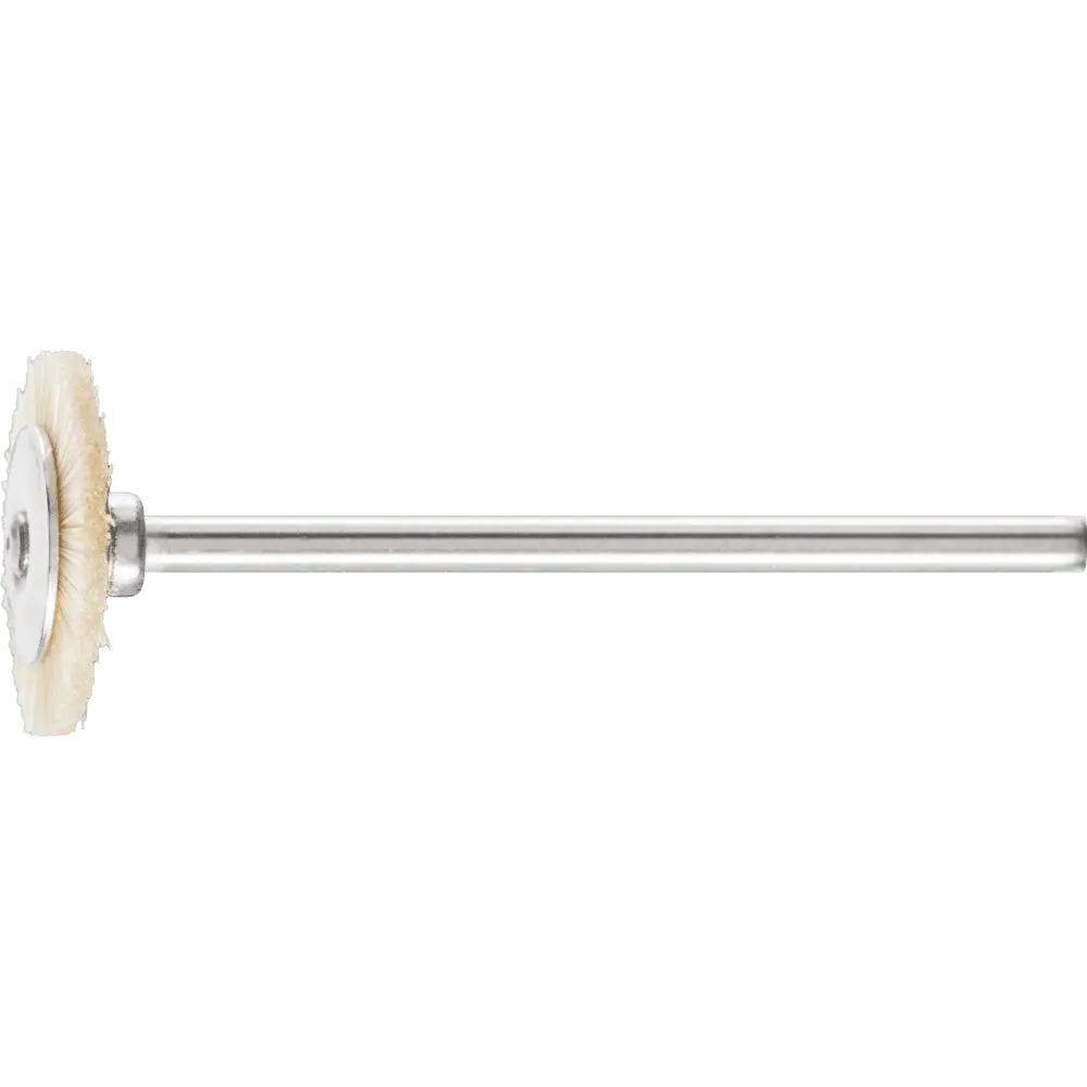 Produktfoto 1 von PFERD TOOLS Miniatur- Rundbürste RBU Ø16x2 mm Schaft-Ø2,34 mm weiße Schweineborste, 10 Stk.