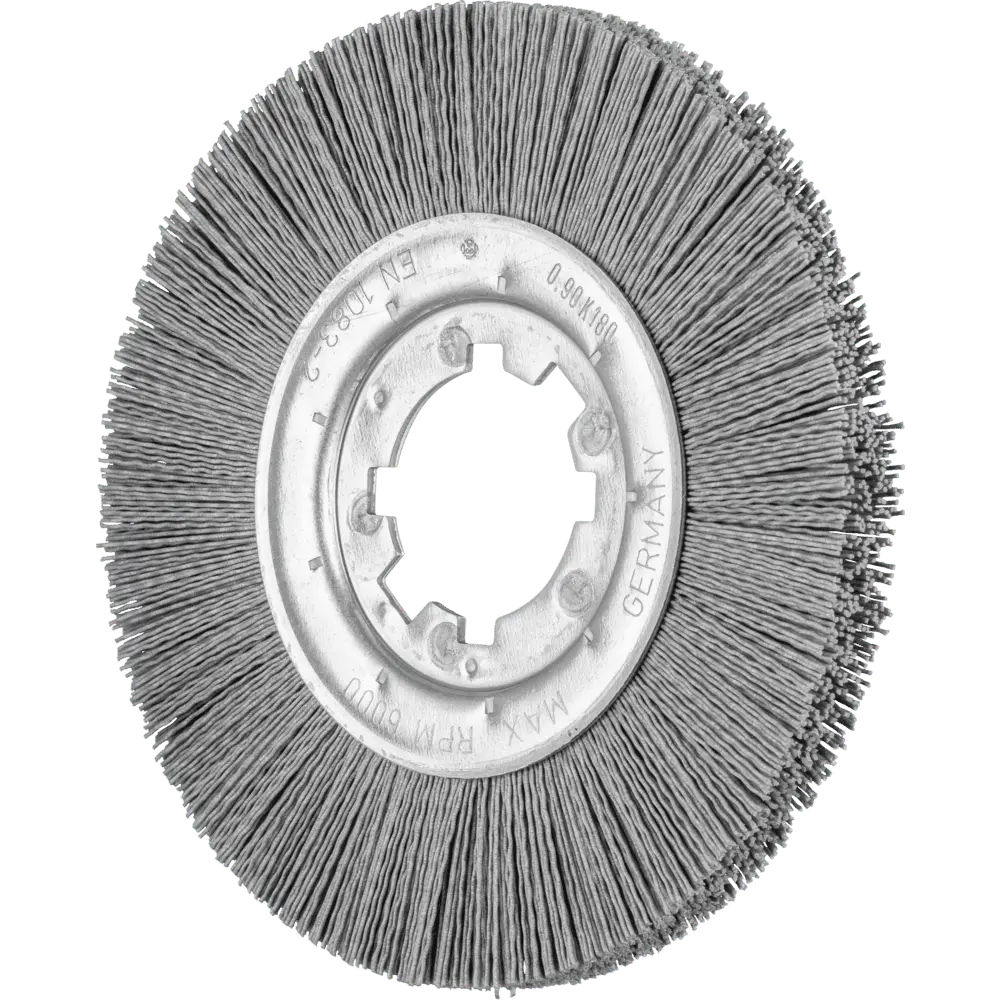 Produktfoto 1 von PFERD TOOLS Rundbürste ungezopft RBU Ø200x13x50,8 mm Bohrung SiC-Filament-Ø0,90 Korn 180 stationär