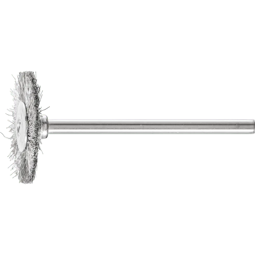 PFERD TOOLS Miniatur- Rundbürste RBU Ø22x2 mm Schaft-Ø3 mm Edelstahl-Draht-Ø0,10, 10 Stk.