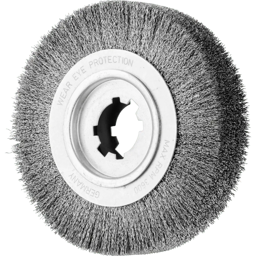 Produktfoto 1 von PFERD TOOLS Entgratbürste ungezopft RBU Ø 250x60x50,8 mm Bohrung Edelstahl-Draht-Ø 0,50mm stationär