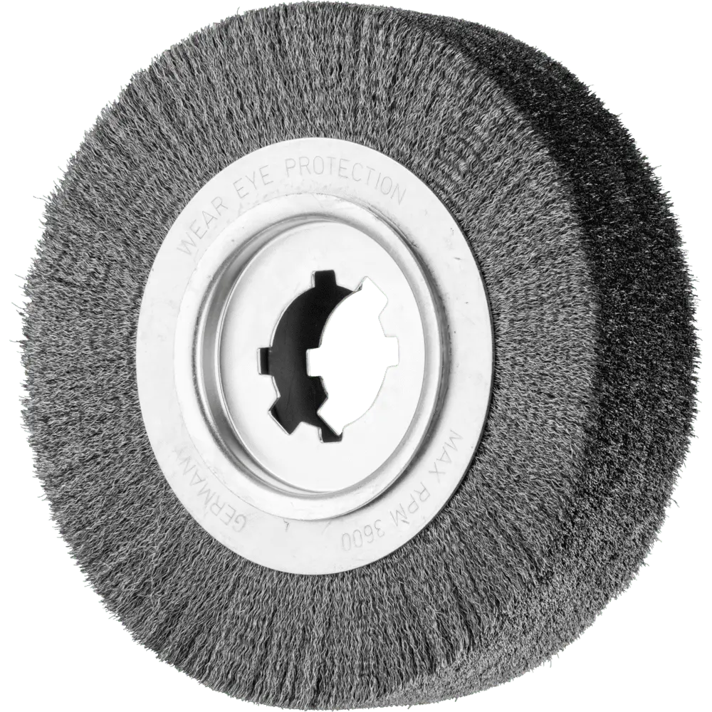 Produktfoto 1 von PFERD TOOLS Entgratbürste ungezopft RBU Ø250x60x50,8 mm Bohrung Stahl-Draht-Ø0,20 stationär