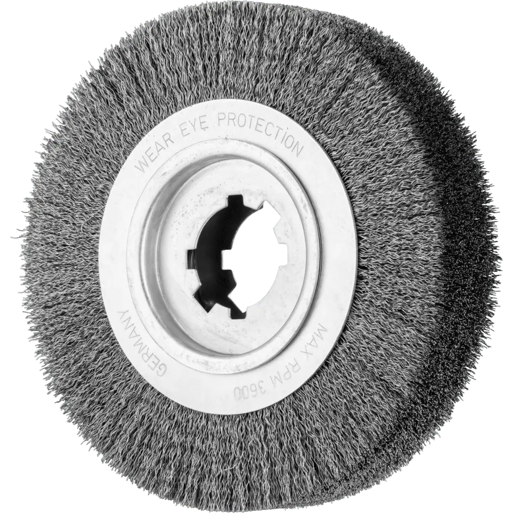 Produktfoto 1 von PFERD TOOLS Entgratbürste ungezopft RBU Ø 250x60x50,8 mm Bohrung Stahl-Draht-Ø 0,35 mm stationär