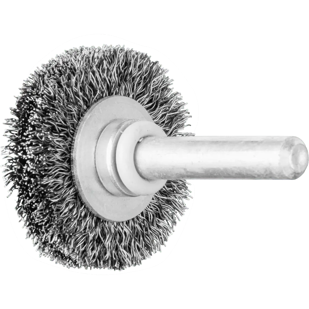 Produktfoto 1 von PFERD TOOLS Rundbürste ungezopft RBU Ø30x9 mm Schaft-Ø6 mm Stahl-Draht-Ø0,20, 10 Stk.