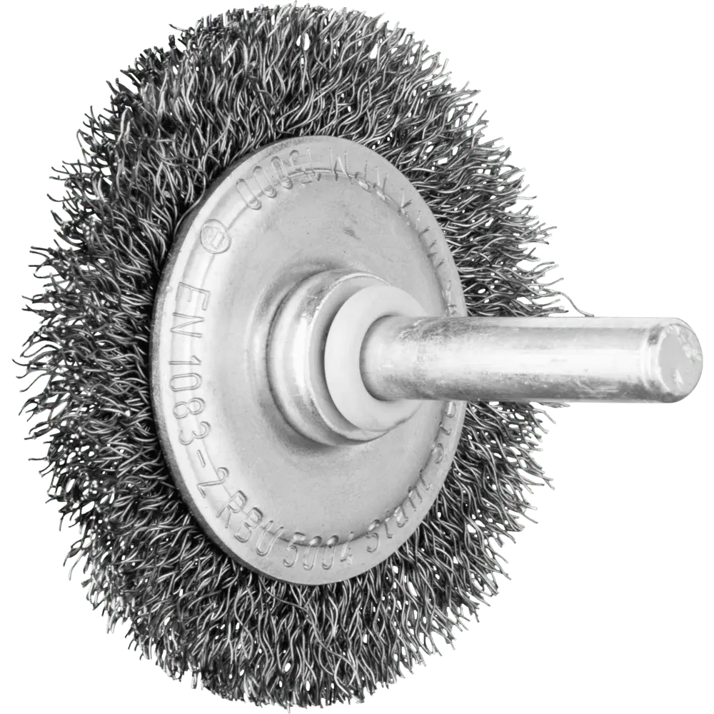 Produktfoto 1 von PFERD TOOLS Rundbürste ungezopft RBU Ø50x4 mm Schaft-Ø6 mm Stahl-Draht-Ø0,20, 10 Stk.