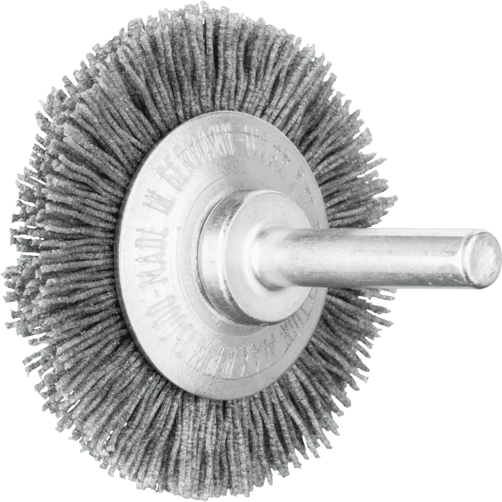 Produktfoto 1 von PFERD TOOLS Rundbürste ungezopft RBU Ø 50x4 mm Schaft-Ø 6 mm SiC-Filament-Ø 0,55 mm Korn 120, 10 Stk.