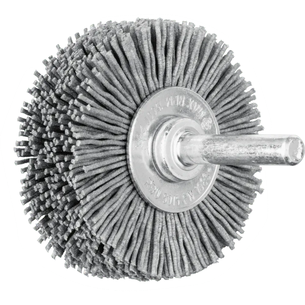 Produktfoto 1 von PFERD TOOLS POS Rundbürste ungezopft RBU Ø50x15 mm Schaft-Ø6 mm SiC-Filament-Ø0,90 Korn 180