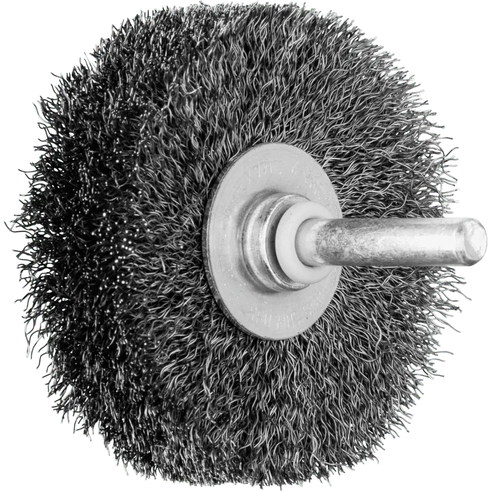 Produktfoto 1 von PFERD TOOLS Rundbürste ungezopft RBU Ø60x15 mm Schaft-Ø6 mm Stahl-Draht-Ø0,20, 10 Stk.