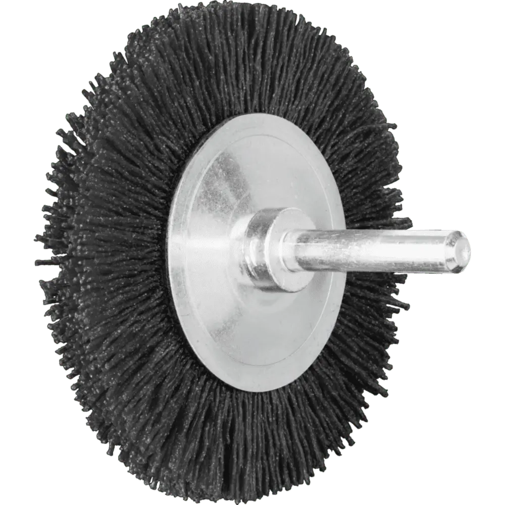 Produktfoto 1 von PFERD TOOLS Rundbürste ungezopft RBU Ø 70x8 mm Schaft-Ø 6 mm Keramik-Filament-Ø 0,55 mm Korn 120, 10 Stk.