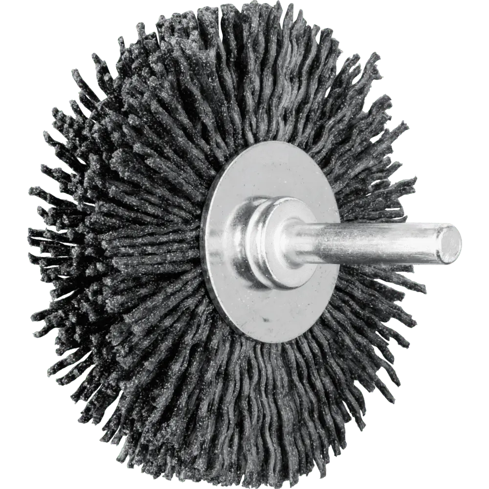 Produktfoto 1 von PFERD TOOLS Rundbürste ungezopft RBU Ø 70x15 mm Schaft-Ø 6 mm Keramik-Filament-Ø 1,10mm Korn 120, 10 Stk.